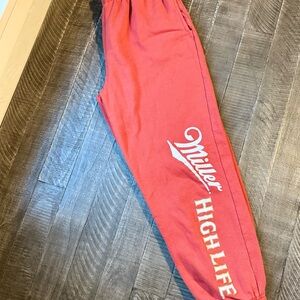 Miller High Life Women's Red Joggers